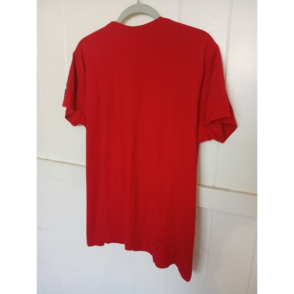 Disney Expedition Everest Mountain Rescue T-Shirt Mens L Red Cotton Short Sleeve - Picture 4 of 11